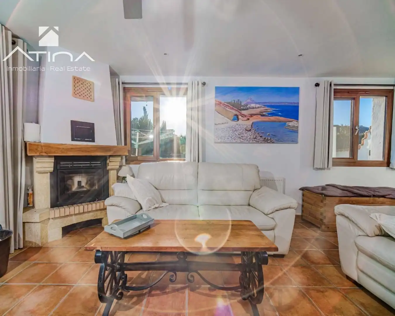 Living room of Houses for sale in Jávea / Xàbia  with Air Conditioner, Private garden and Terrace