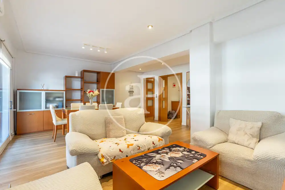 Sala de estar de Piso en venta en Valencia con Aire acondicionado, Calefacción y Balcón