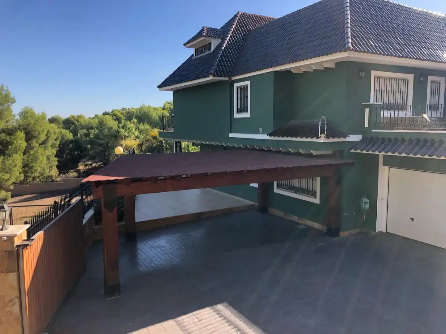 Terrassa de Casa o xalet en venda en Murcia amb Aire condicionat, Jardí privat i Piscina