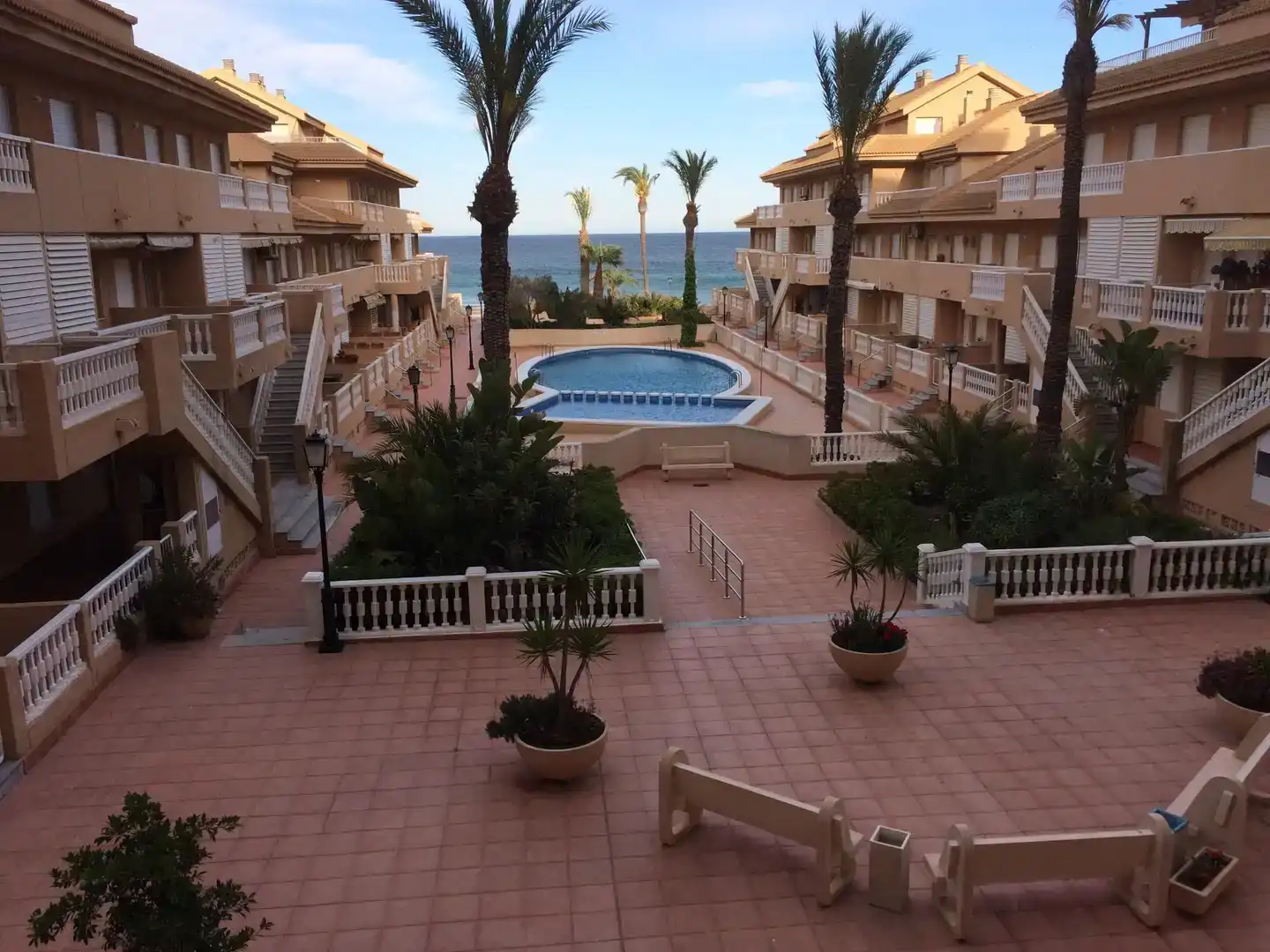 Exterior view of Flat for rent in La Manga del Mar Menor  with Private garden, Storage room and Swimming Pool