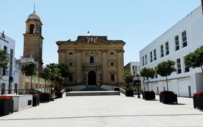 Exterior view of House or chalet for sale in Chiclana de la Frontera  with Terrace, Storage room and Balcony