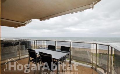 Terrace of Flat for sale in Guardamar de la Safor  with Air Conditioner, Heating and Private garden