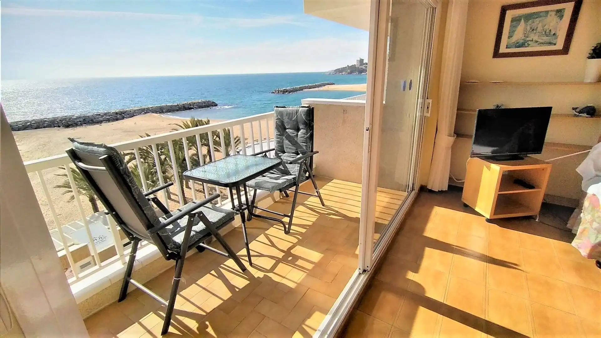 Terraza de Apartamento de alquiler en Calonge i Sant Antoni con Terraza y Amueblado
