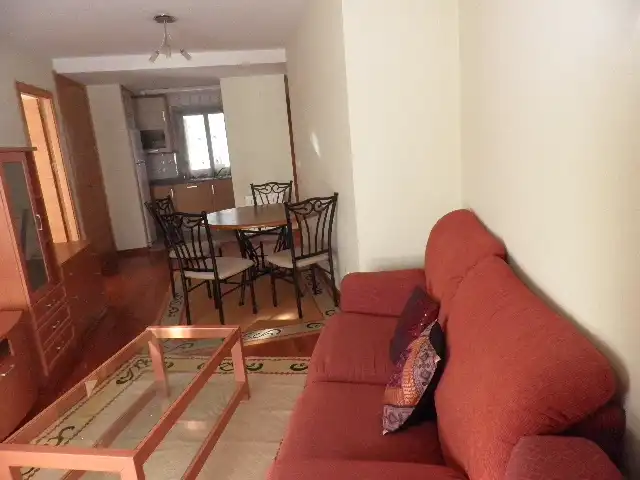 Living room of Flat for rent in Poio  with Heating, Parquet flooring and Storage room