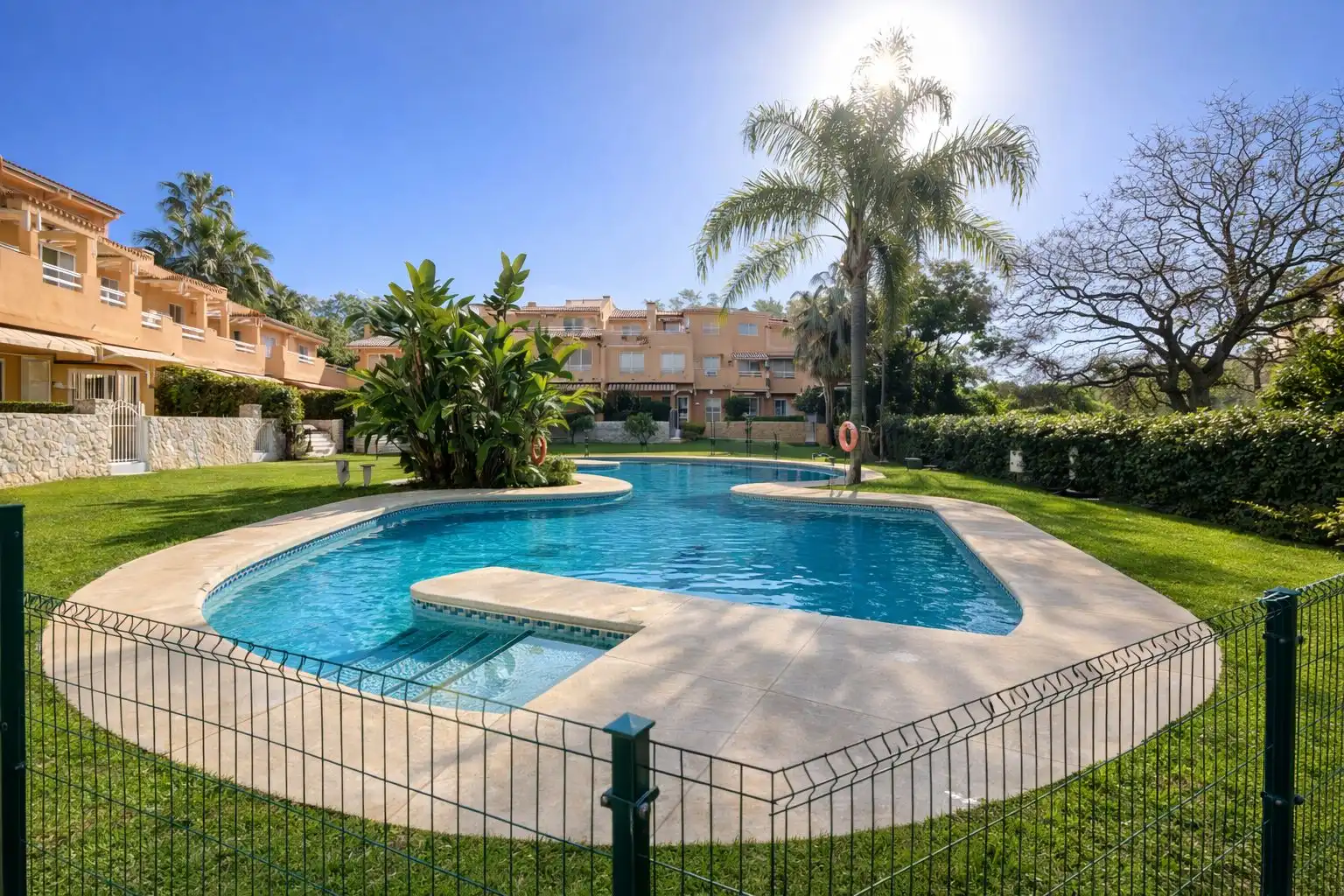 Jardí de Apartament de lloguer en Marbella amb Aire condicionat, Calefacció i Jardí privat