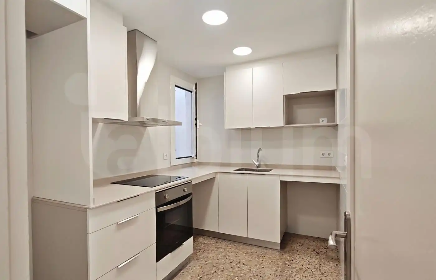Kitchen of Flat for rent in Gualba  with Heating, Terrace and Furnished