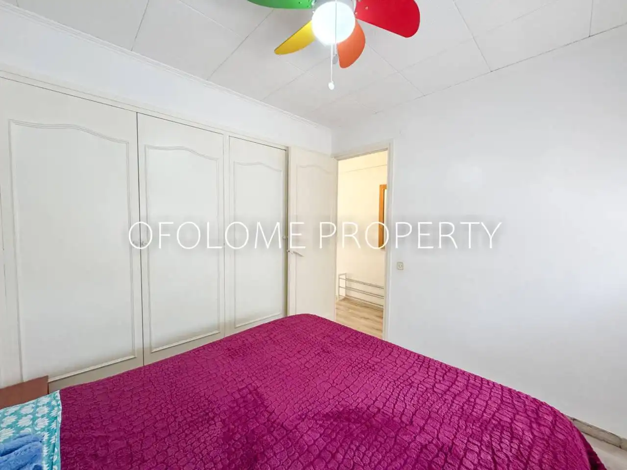 Schlafzimmer von Wohnung zum Verkauf in Salou mit Parkett, Balkon und Alarm
