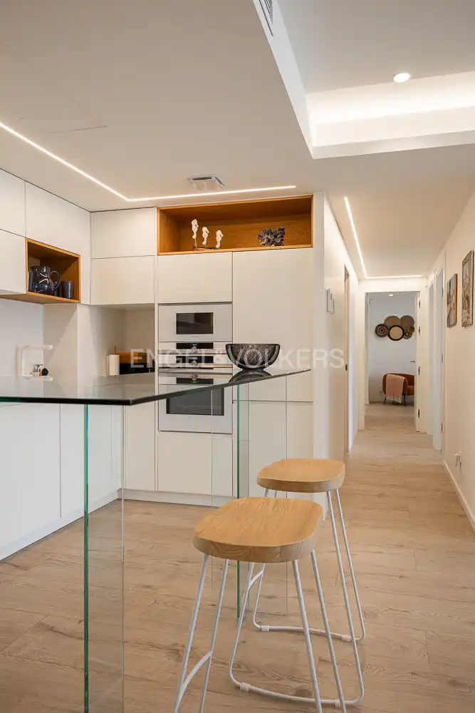 Kitchen of Flat for sale in Pedreguer  with Air Conditioner, Heating and Private garden