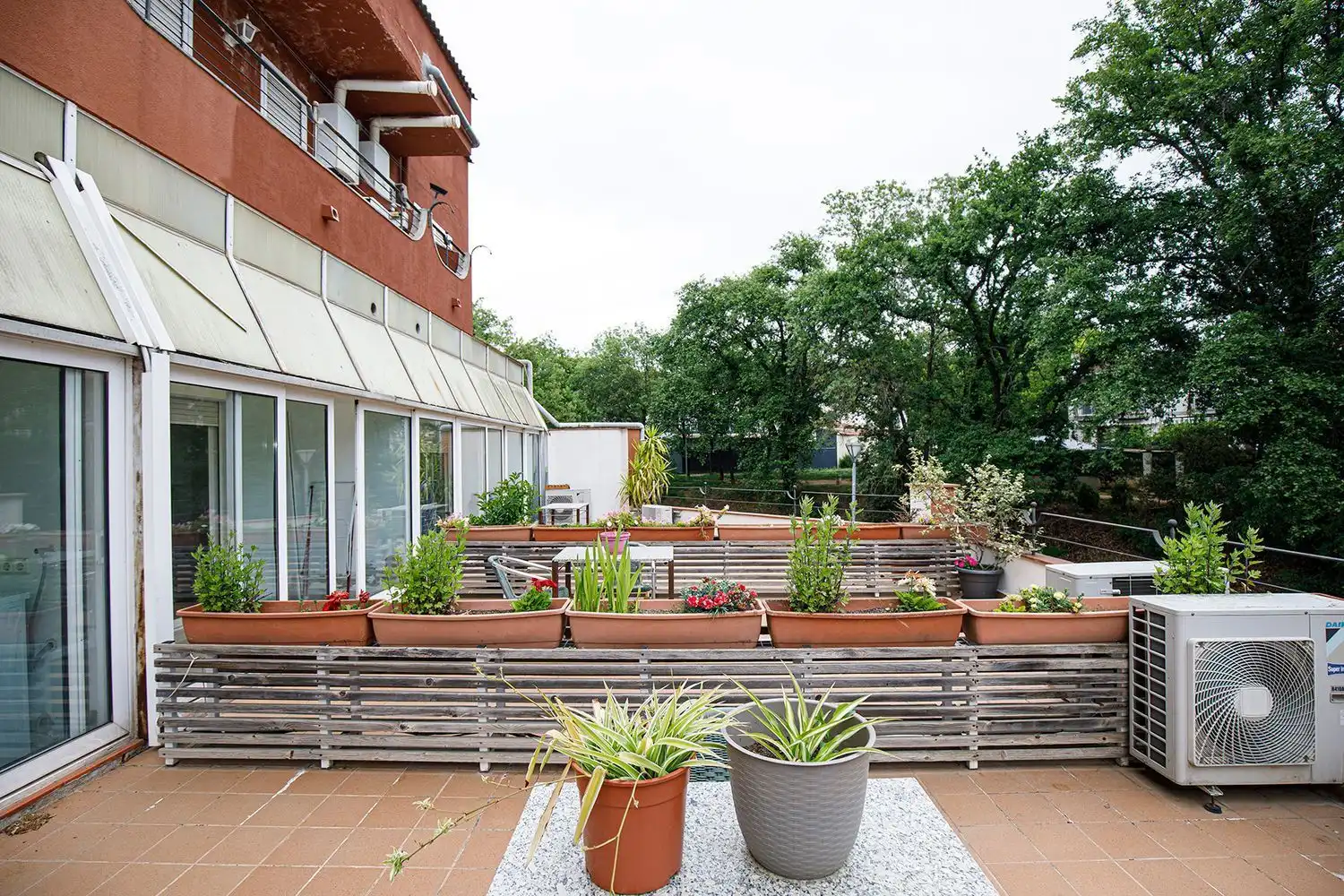 Terrace of Flat for rent in Girona  with Air Conditioner and Terrace