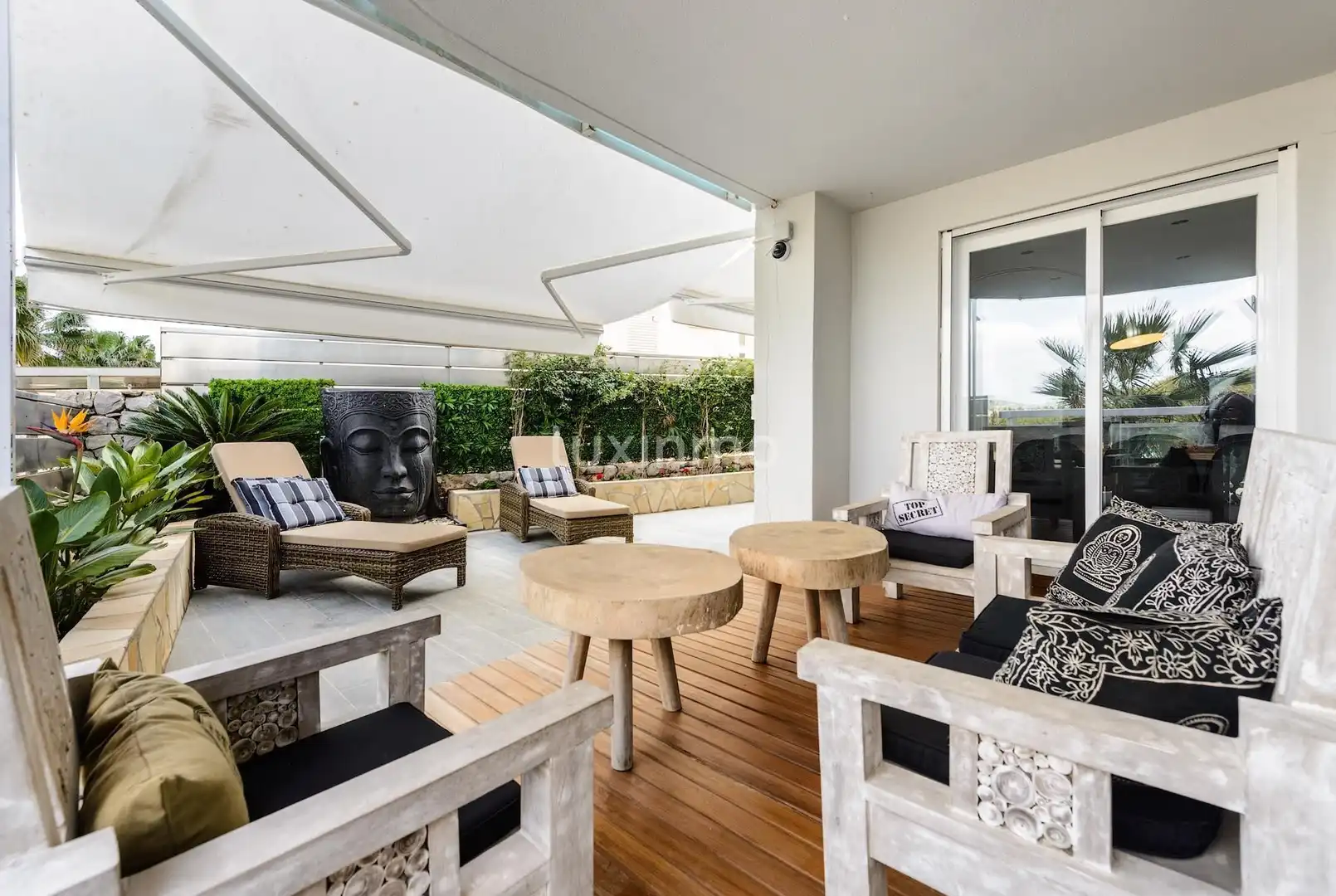 Terrasse von Erdgeschoss zum Verkauf in Eivissa mit Klimaanlage, Privatgarten und Terrasse