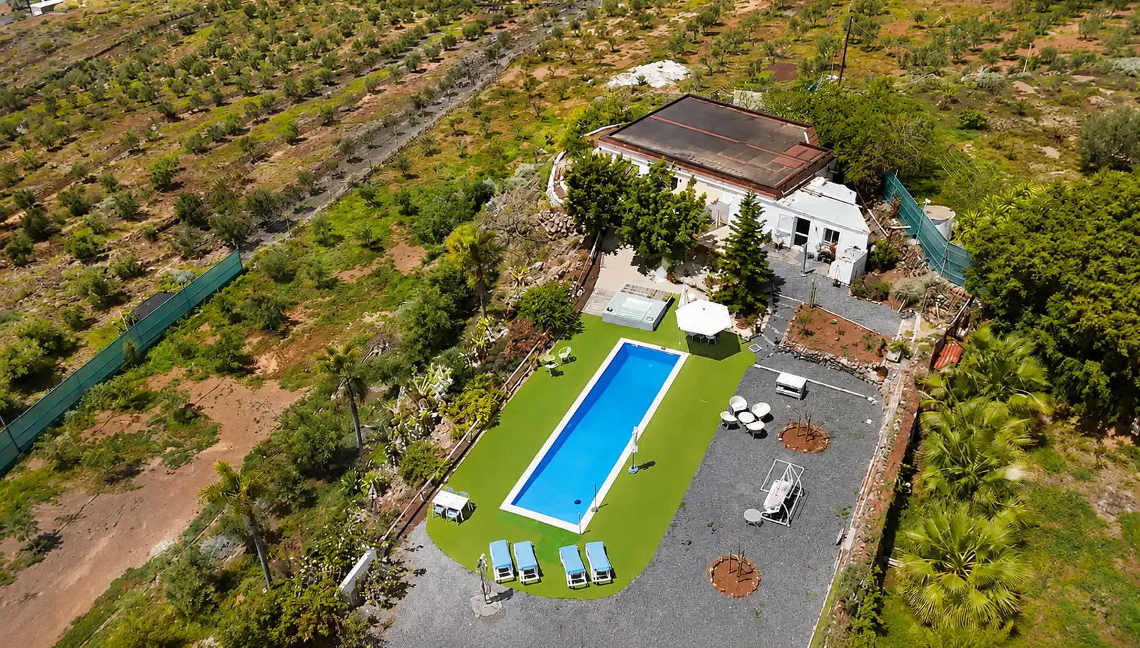 Jardín de Finca rústica en venta en Guía de Isora con Jardín privado, Terraza y Piscina