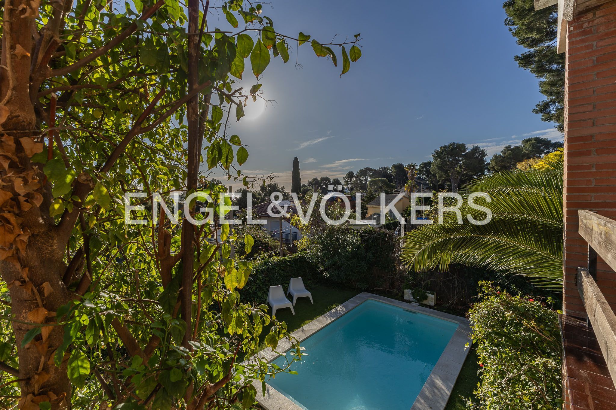 Swimming pool of House or chalet for sale in Castelldefels  with Air Conditioner, Heating and Parquet flooring