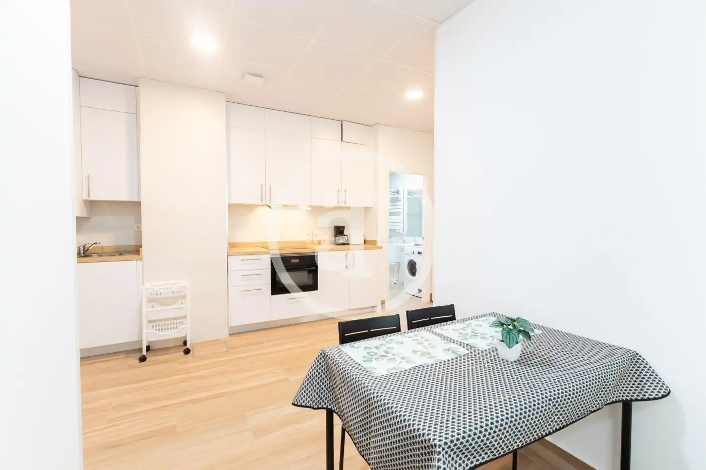 Kitchen of Flat for rent in Madrid  with Heating, Furnished and Oven