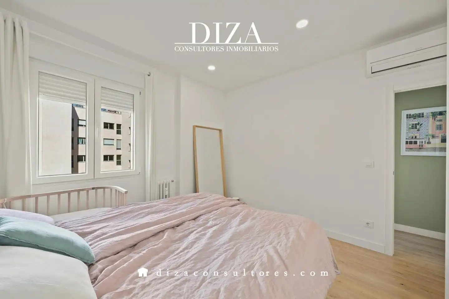 Habitación de Piso de alquiler en Madrid con Aire acondicionado, Calefacción y Amueblado