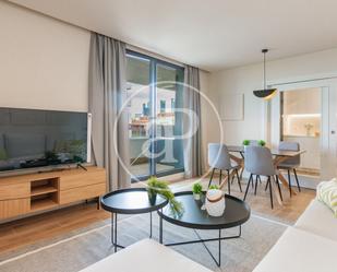 Living room of Flat for sale in  Madrid Capital  with Air Conditioner, Heating and Private garden