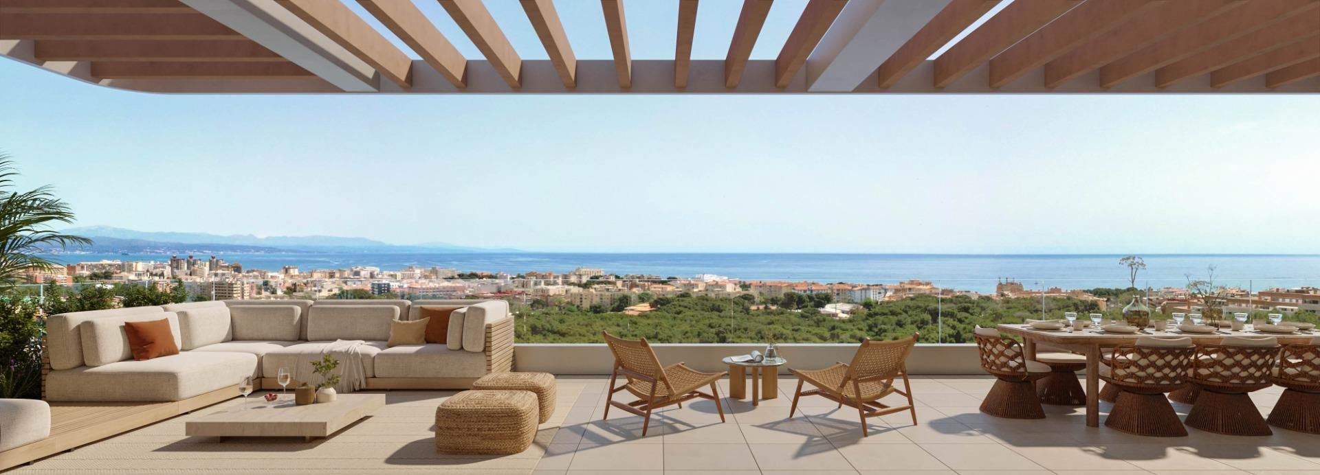 Terrassa de Apartament en venda en Torremolinos amb Aire condicionat, Calefacció i Jardí privat