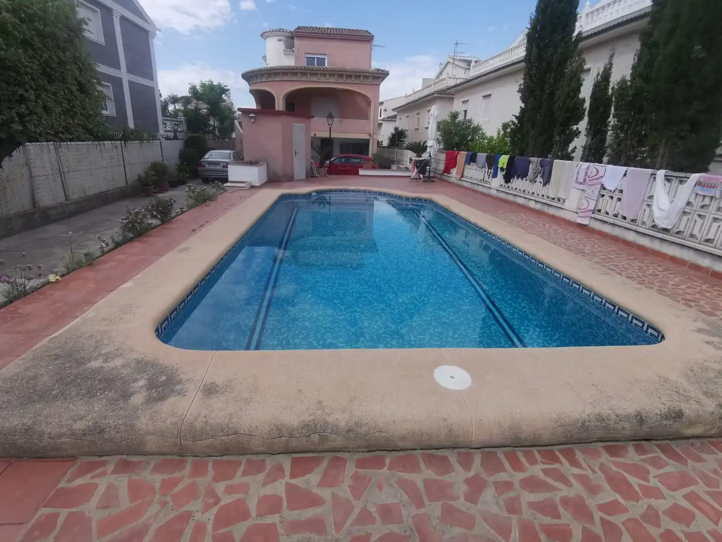 Swimming pool of Houses for sale in Oliva  with Air Conditioner, Heating and Private garden