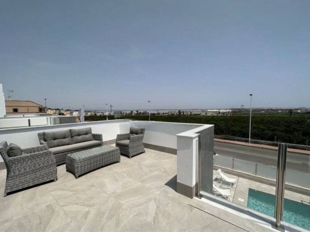 Terrace of House or chalet for sale in Torrevieja  with Air Conditioner, Terrace and Swimming Pool