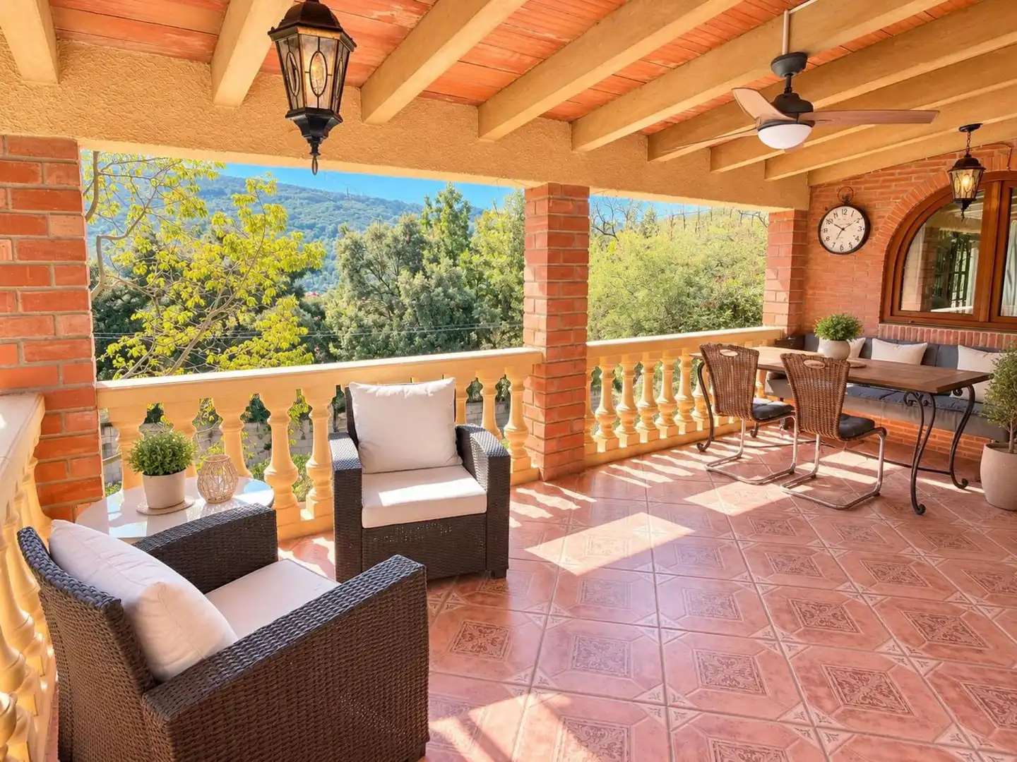 Terrassa de Casa o xalet en venda en Barx, Valencia
