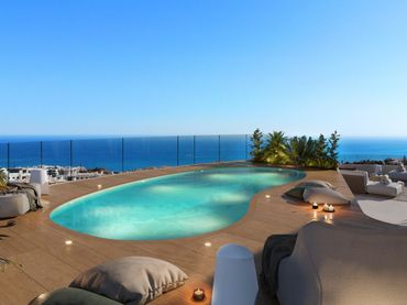 Neubau-Penthouse mit Pool zum Verkauf in Avenida 8 de Marzo 35