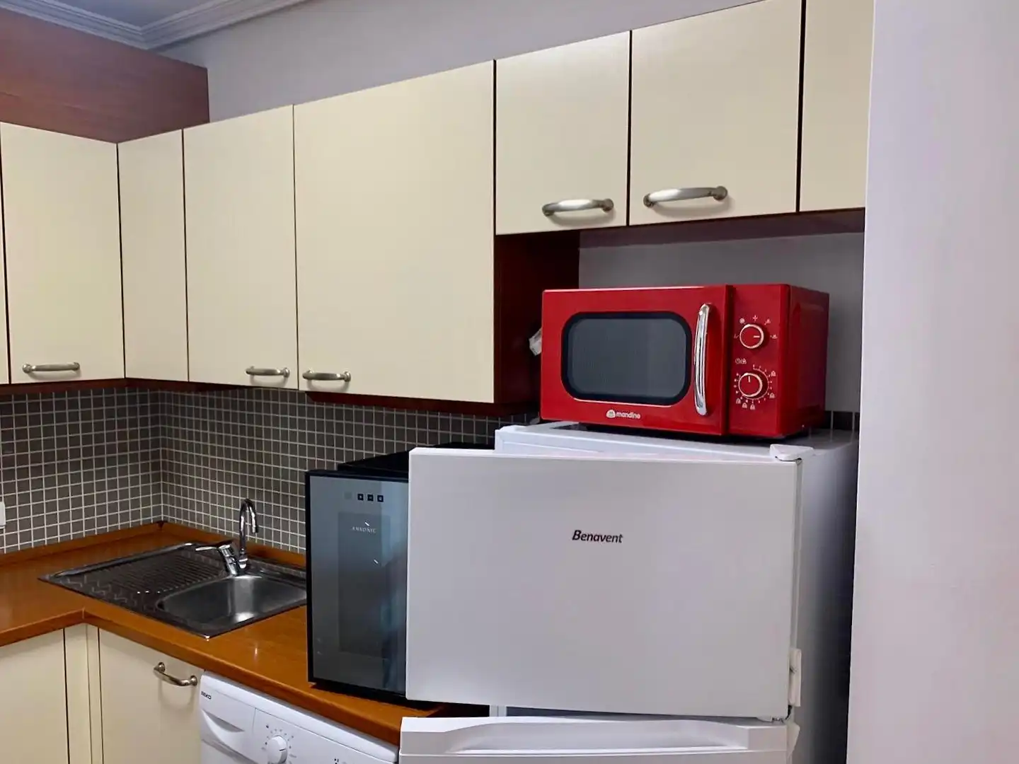 Kitchen of Apartments for sale in Roquetas de Mar  with Air Conditioner, Heating and Terrace