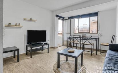 Living room of Flat for sale in Burjassot  with Furnished and Balcony