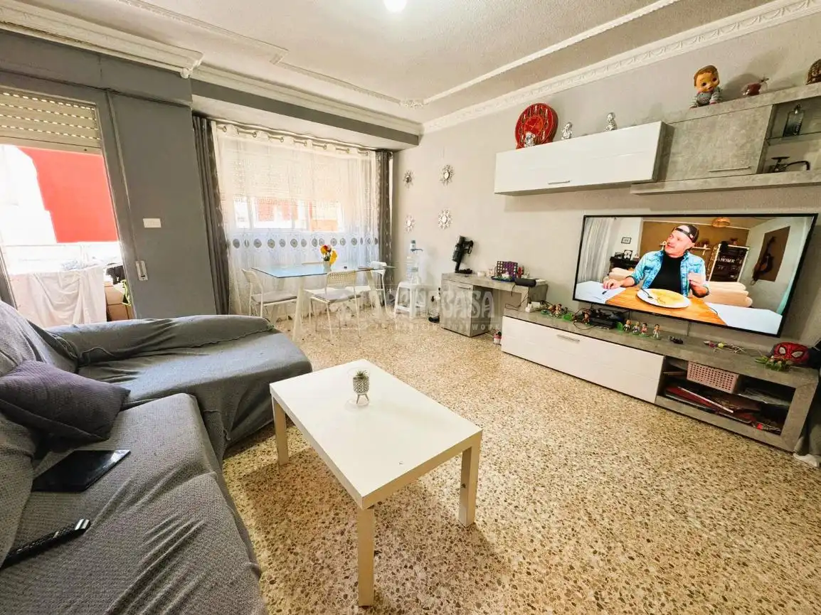 Sala de estar de Piso en venta en Torrent con Calefacción y Balcón