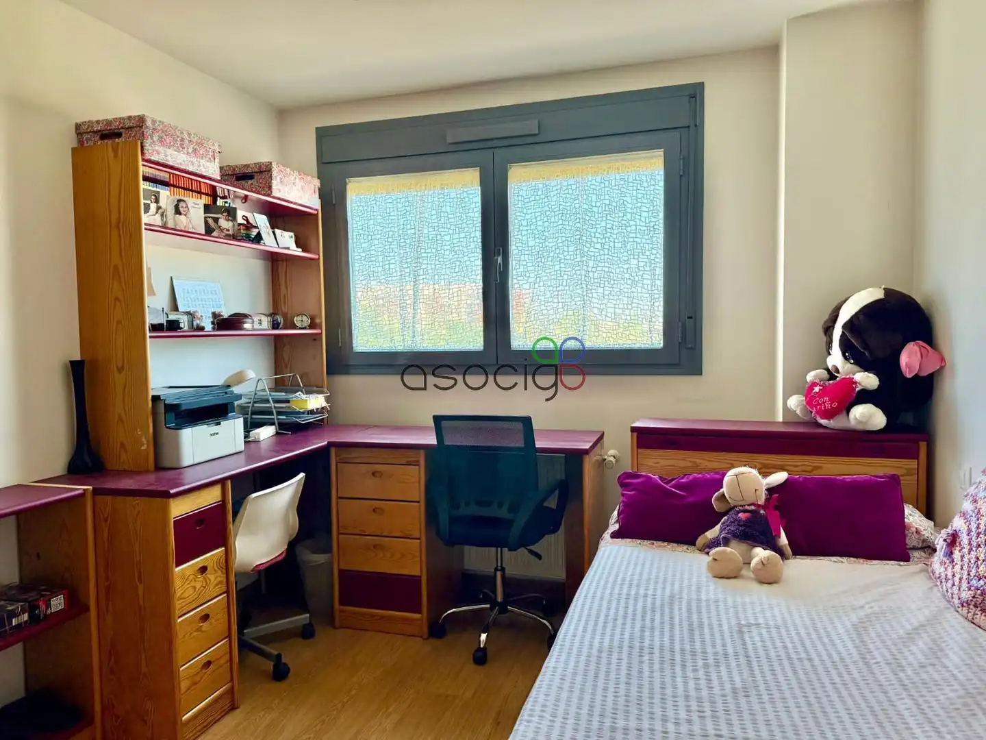 Bedroom of Flat for sale in Guadalajara  with Air Conditioner, Heating and Storage room