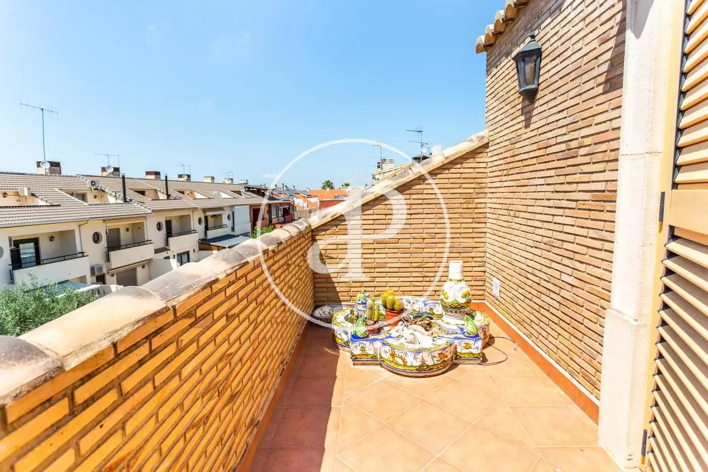 Terraza de Casa adosada en venta en Picanya con Aire acondicionado, Calefacción y Jardín privado