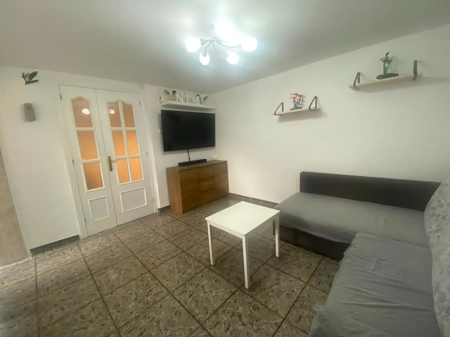 Living room of Flat for sale in Sabadell  with Air Conditioner, Heating and Furnished