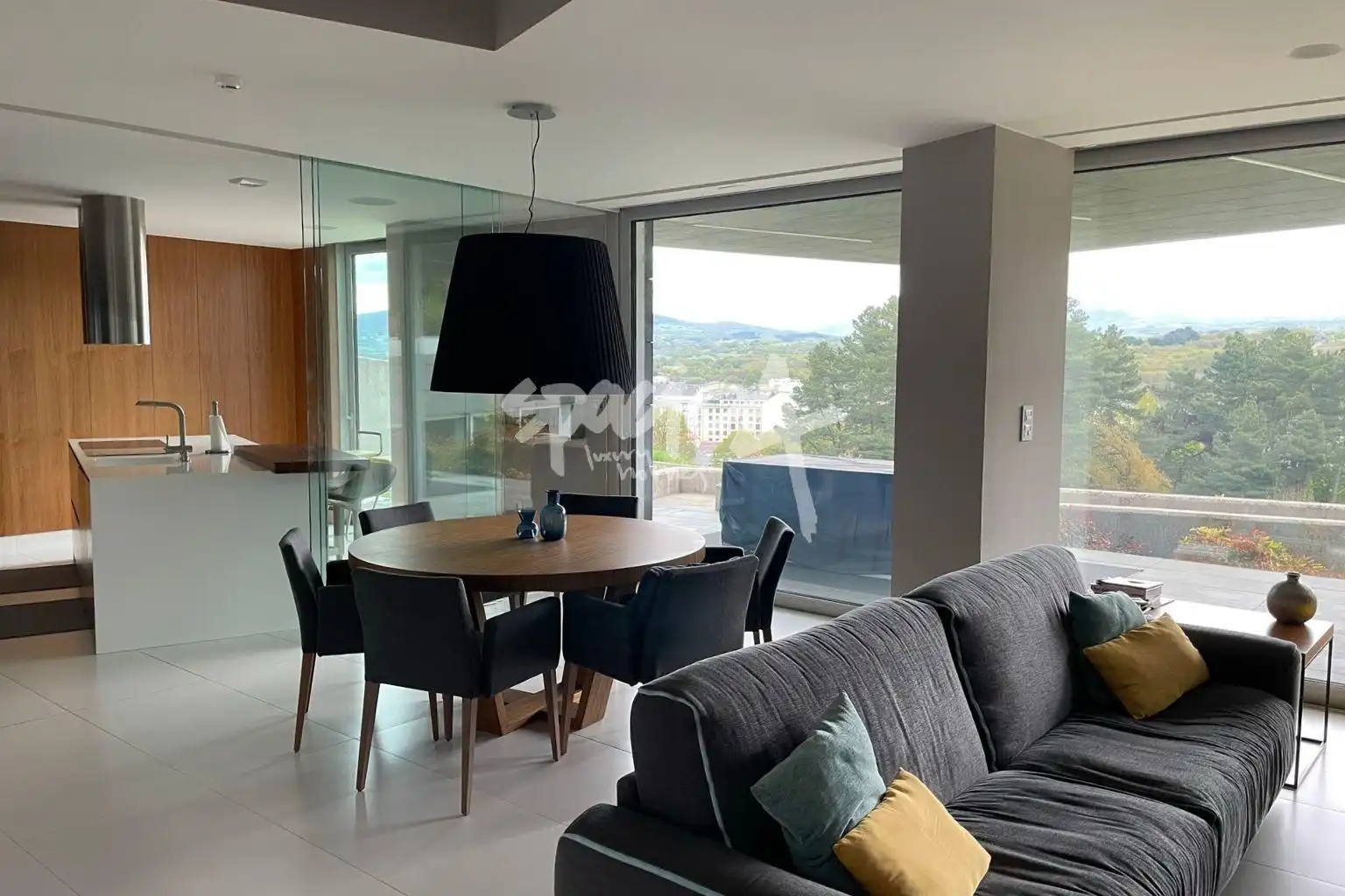 Comedor de Casa o chalet en venta en Sarria con Aire acondicionado, Jardín privado y Terraza