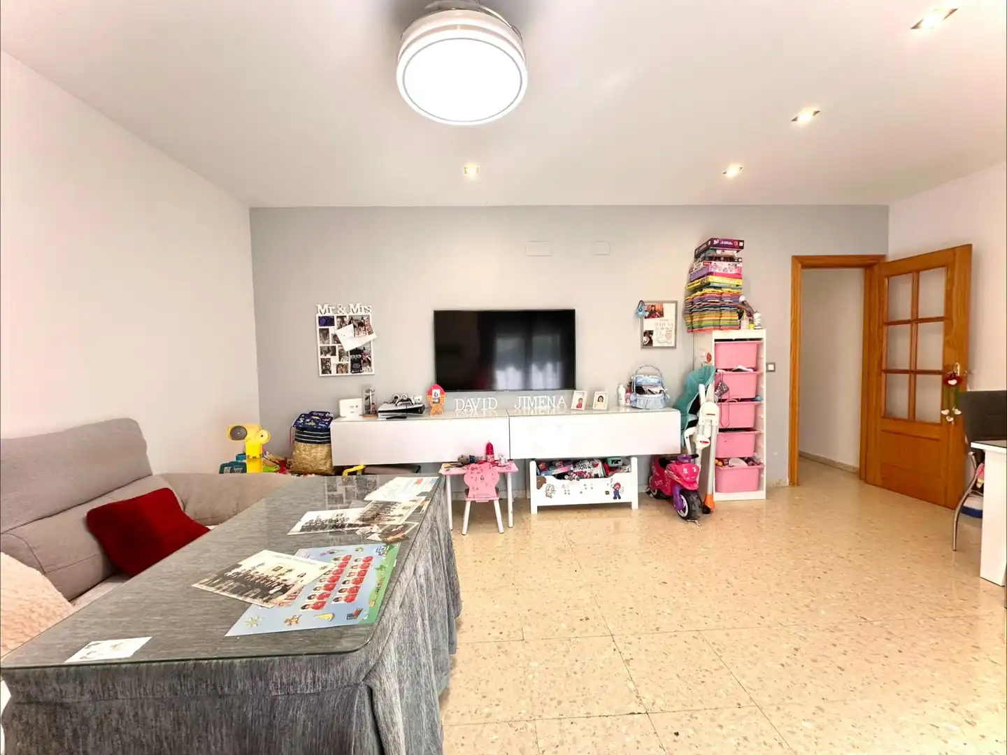 Living room of Flat for sale in Las Gabias  with Air Conditioner, Storage room and Community pool