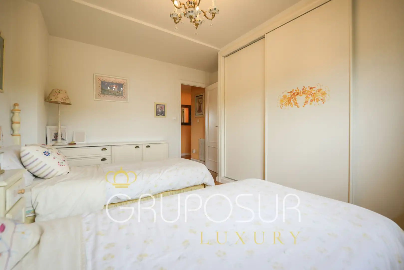 Bedroom of Detached homes for sale in Simancas  with Heating, Private garden and Parquet flooring
