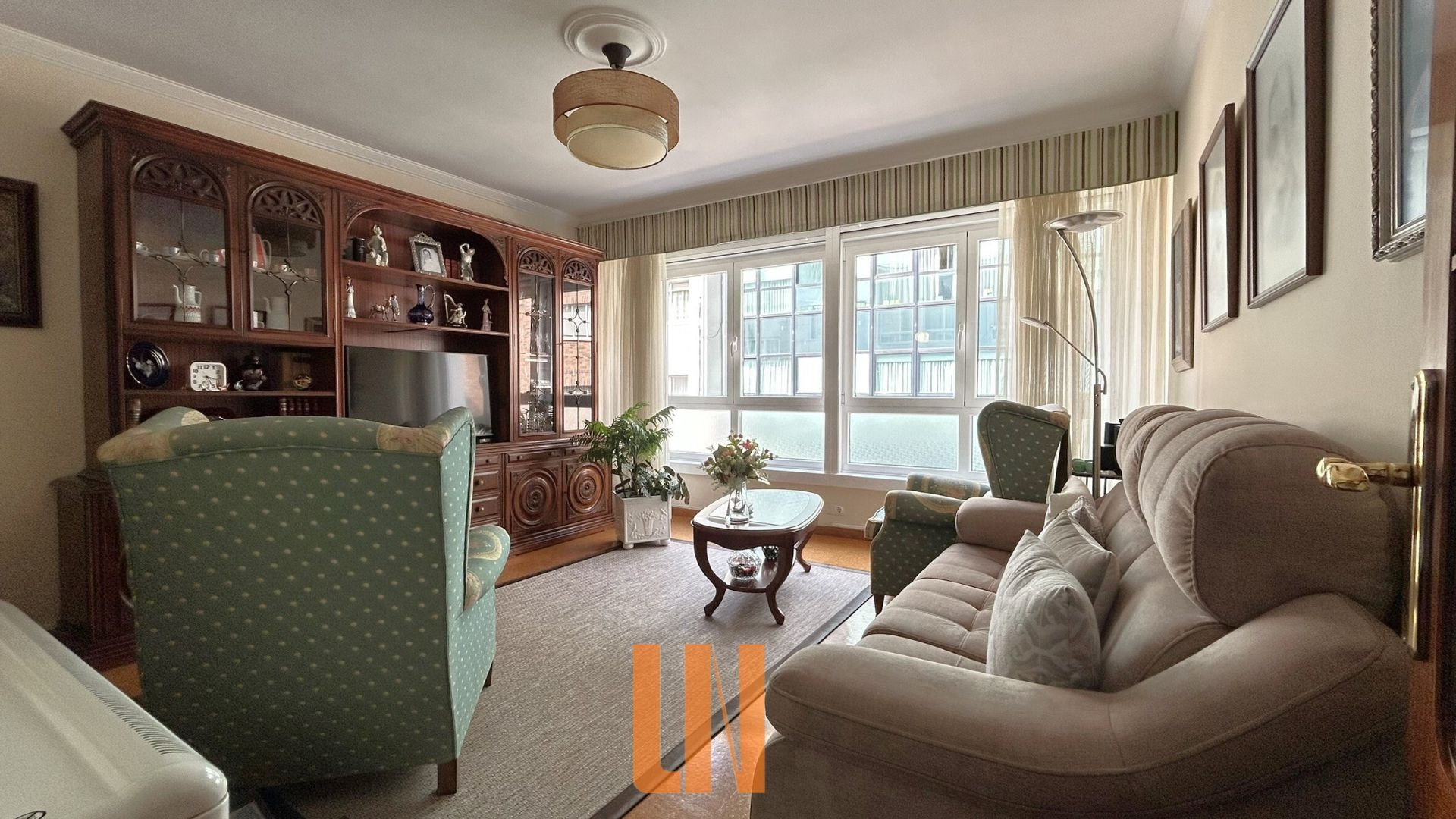 Living room of Flat for sale in A Coruña Capital   with Heating