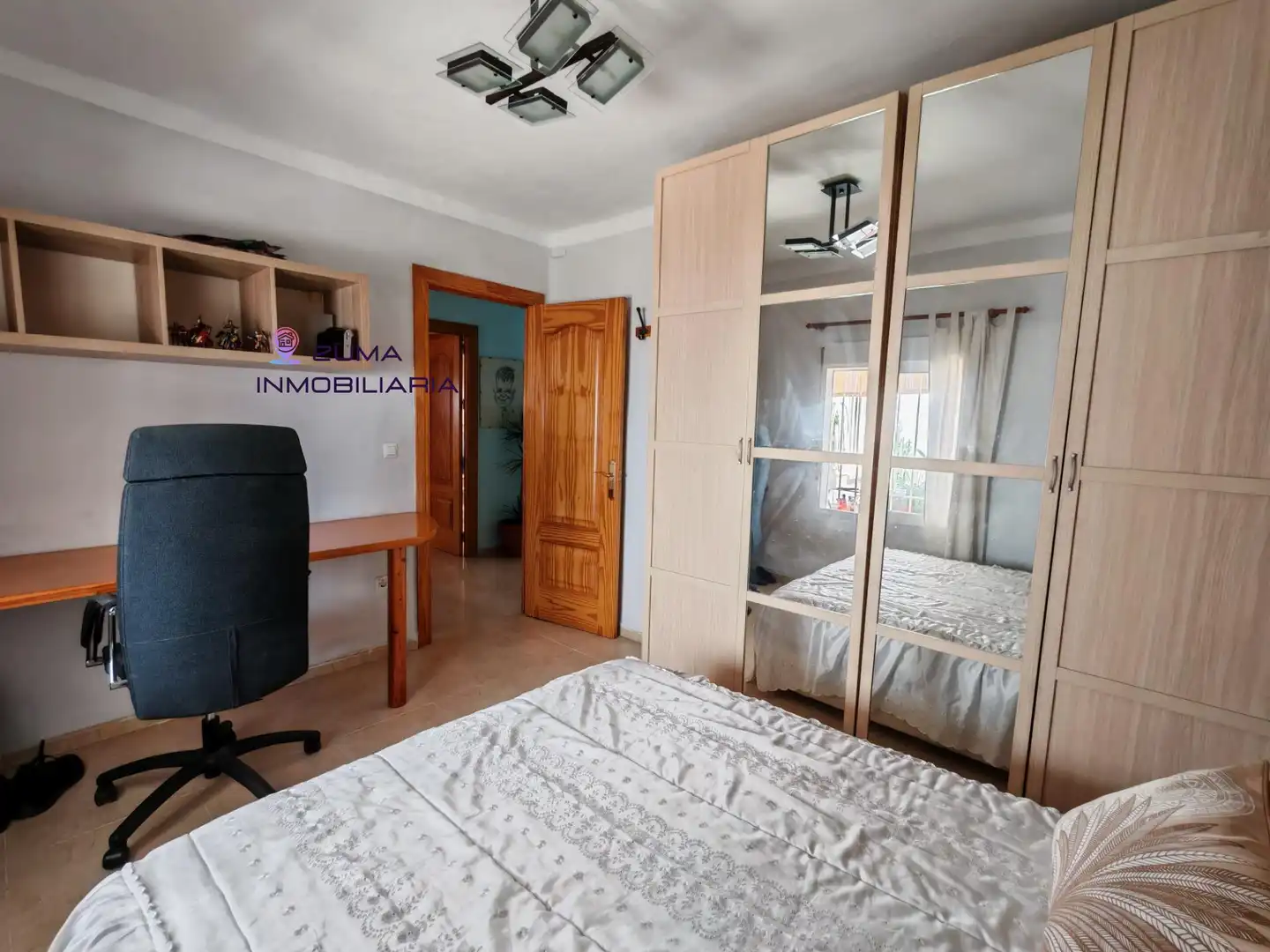 Bedroom of Flat for sale in Málaga  with Air Conditioner, Storage room and Furnished