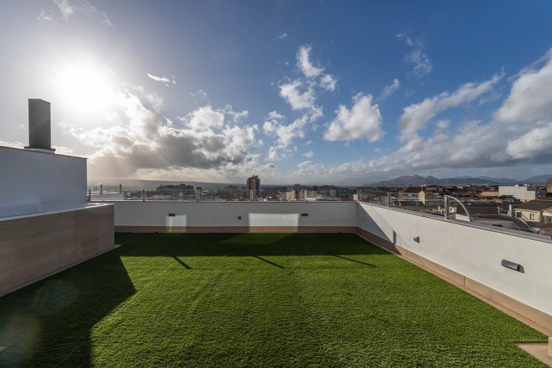 Terrace of Duplex for rent in  Granada Capital  with Air Conditioner, Terrace and Storage room