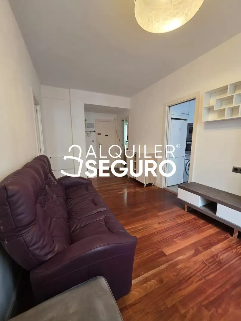Sala de estar de Piso de alquiler en Bilbao  con Calefacción y Amueblado