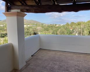 Balcony of Country house to rent in Sant Josep de sa Talaia  with Air Conditioner, Private garden and Terrace