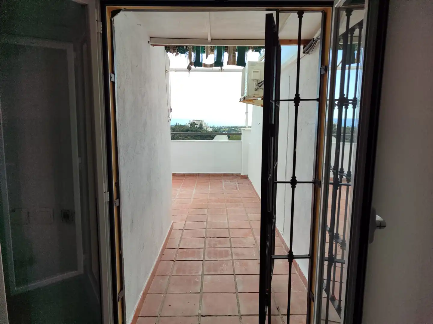 Balcony of Duplexes for sale in Estepona  with Air Conditioner, Terrace and Community pool