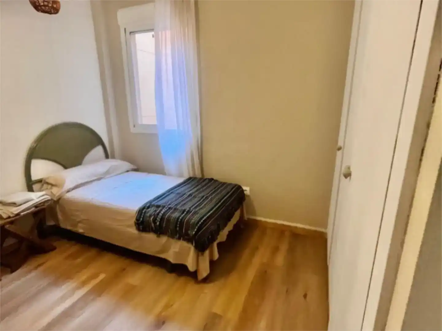 Bedroom of Flat for sale in Mojácar  with Air Conditioner, Private garden and Parquet flooring