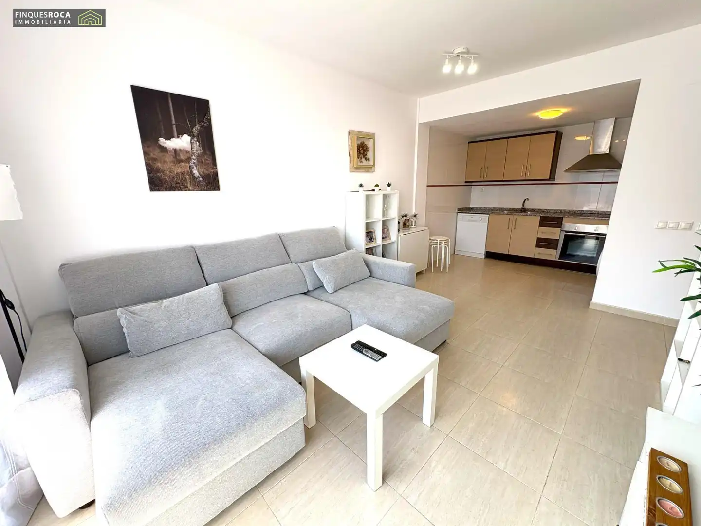 Sala d'estar de Dúplex en venda en La Ràpita amb Aire condicionat, Terrassa i Piscina