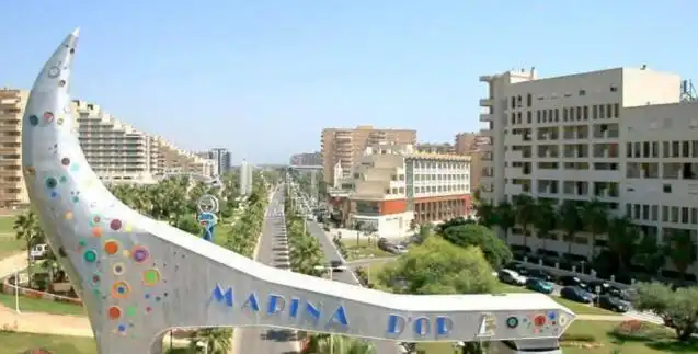 Vista exterior de Apartamento en venta en Oropesa del Mar / Orpesa con Aire acondicionado, Calefacción y Jardín privado