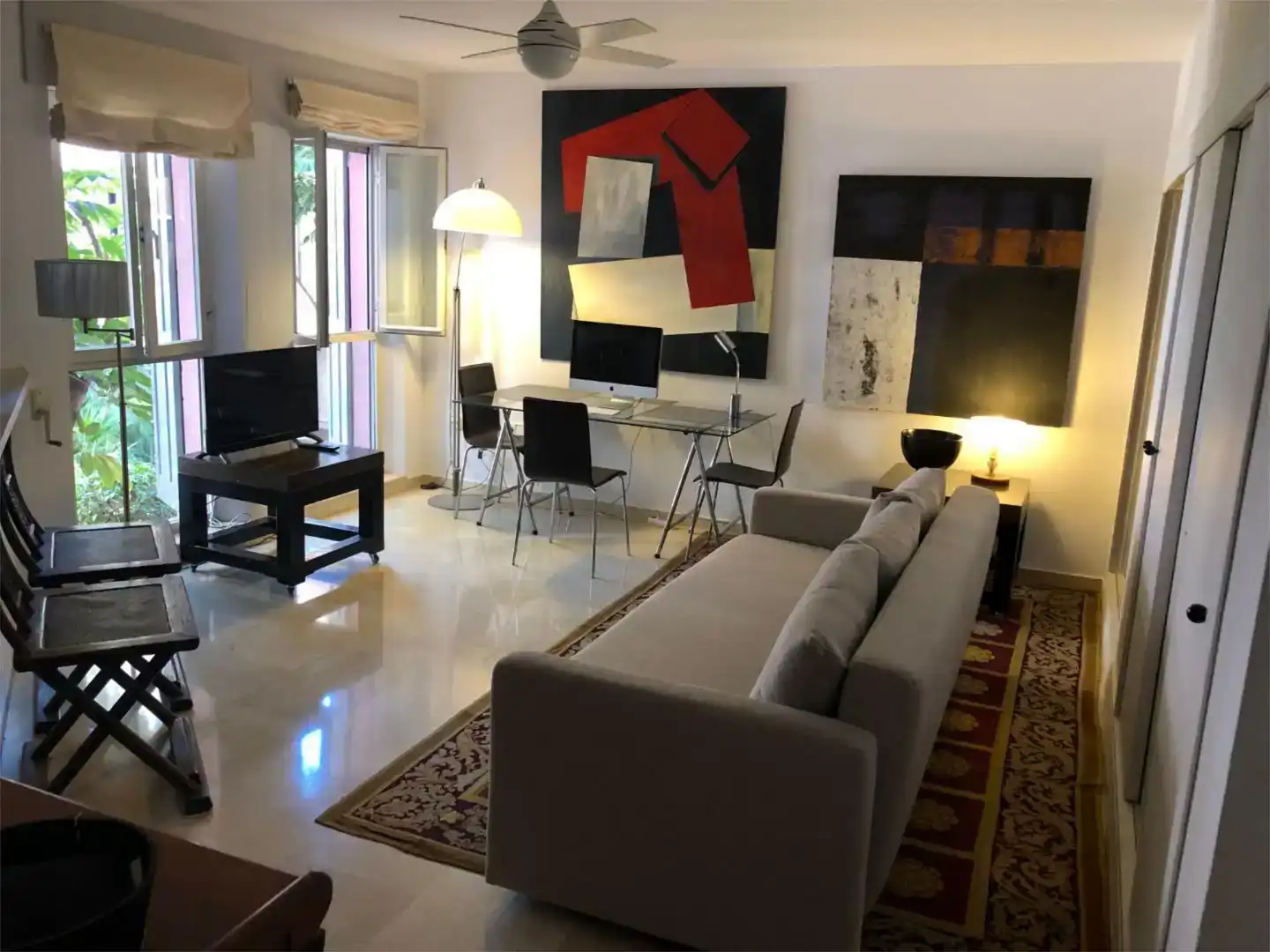 Living room of Flat for rent in Puerto de Sotogrande - La Marina