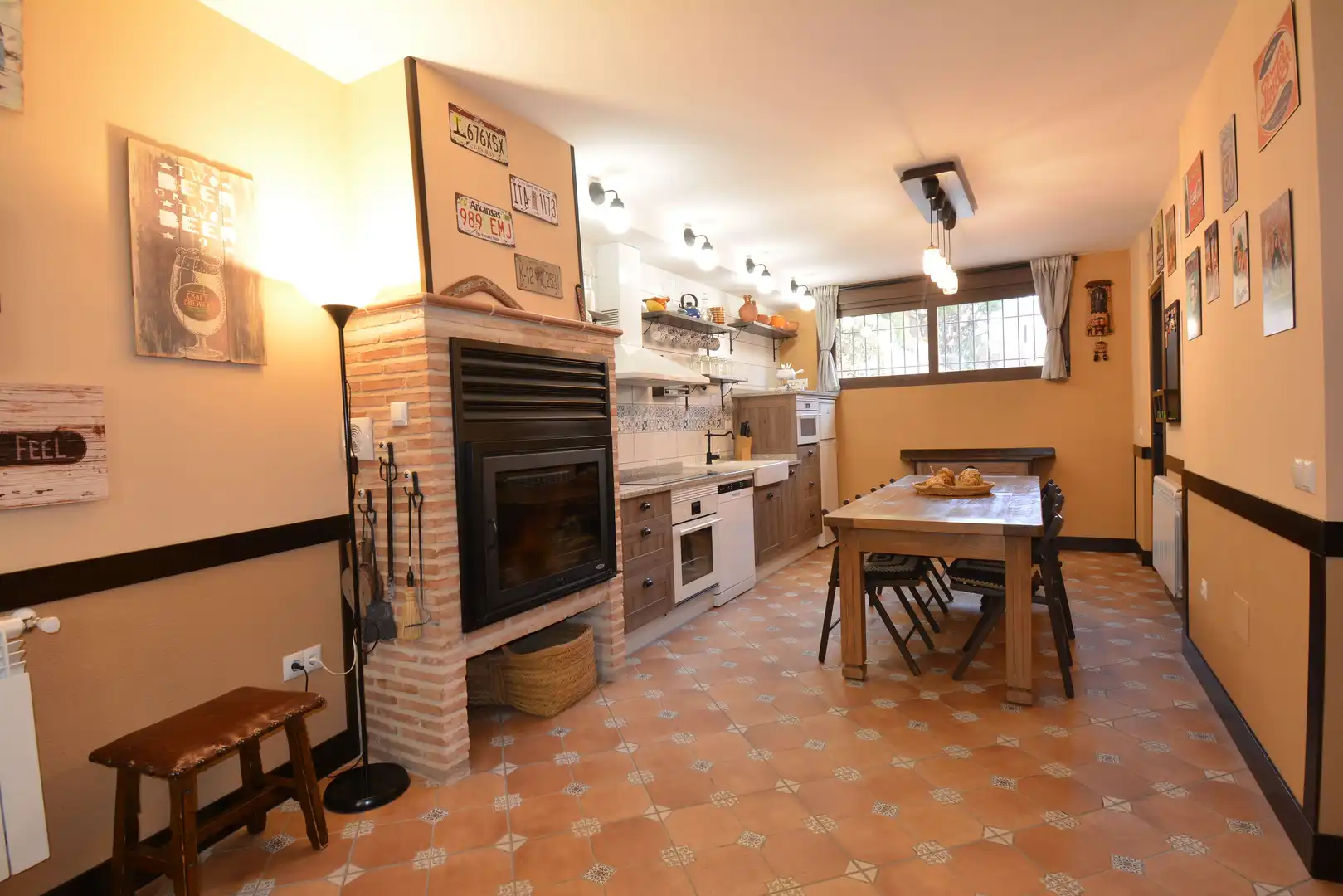 Küche von Country house zum Verkauf in Robledillo de Mohernando mit Klimaanlage, Privatgarten und Terrasse