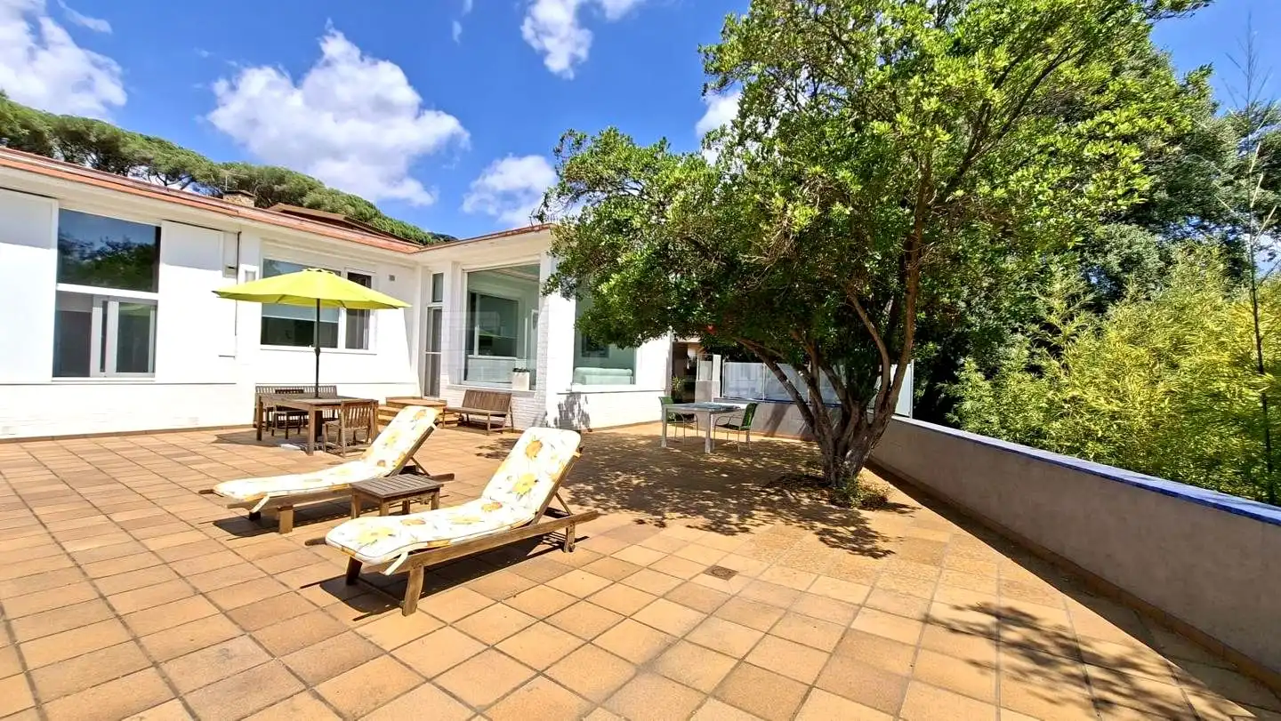 Terraza de Casa o chalet en venta en Argentona con Calefacción, Jardín privado y Piscina