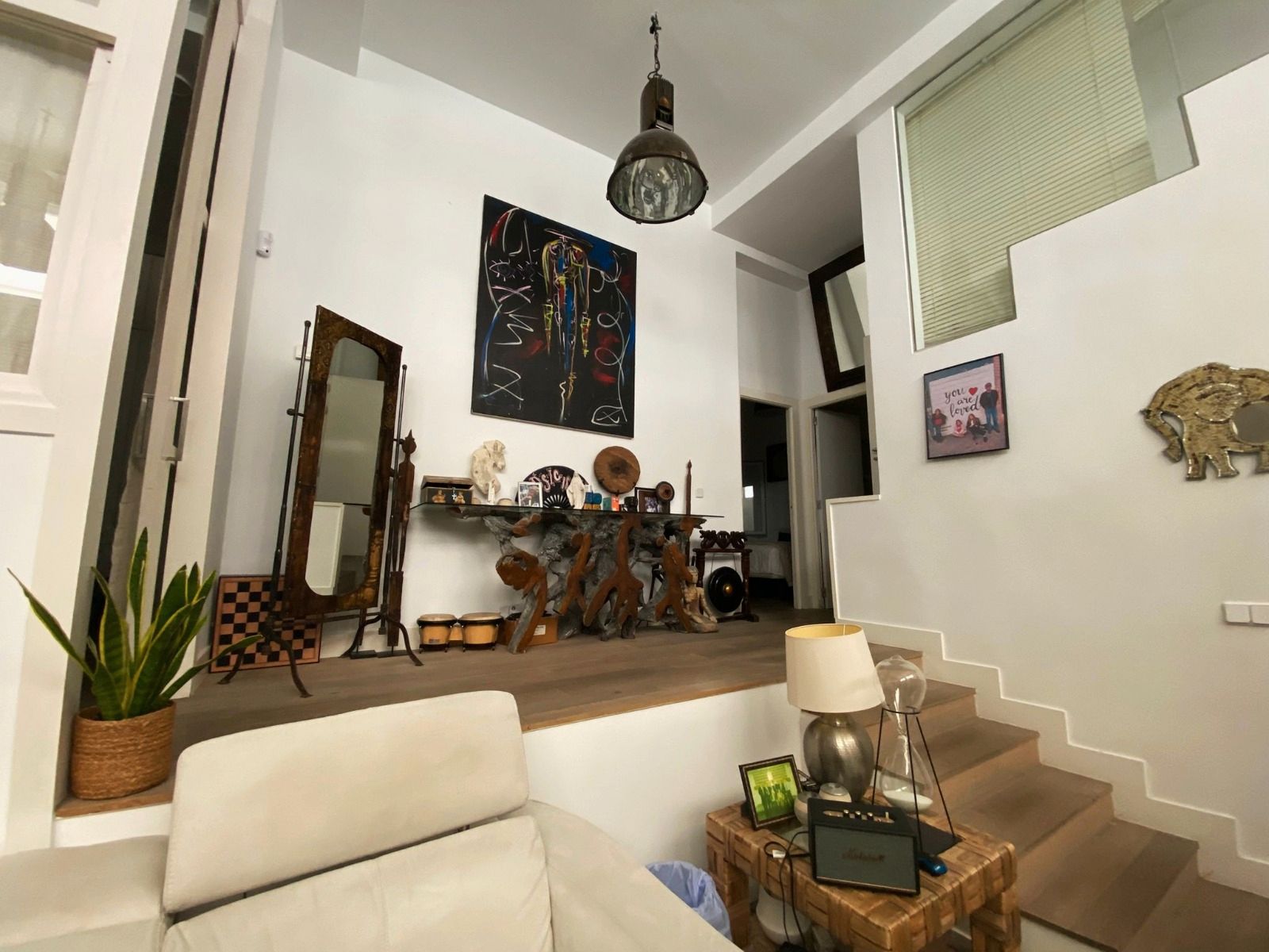 Living room of Loft for sale in  Madrid Capital  with Air Conditioner, Heating and Furnished