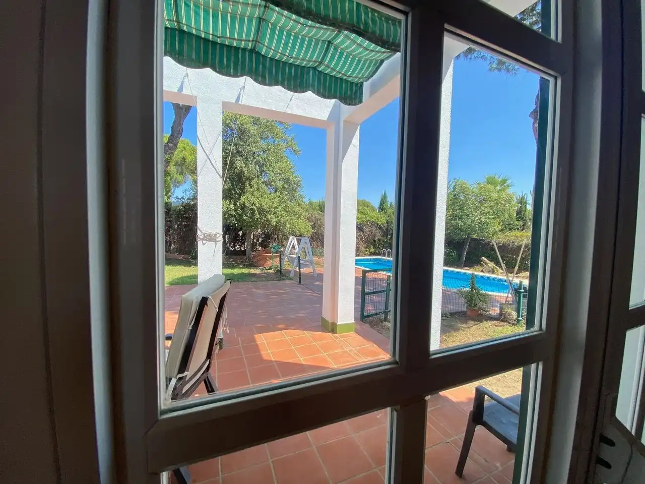 Jardín de Casa o chalet en venta en Aljaraque con Aire acondicionado, Jardín privado y Trastero