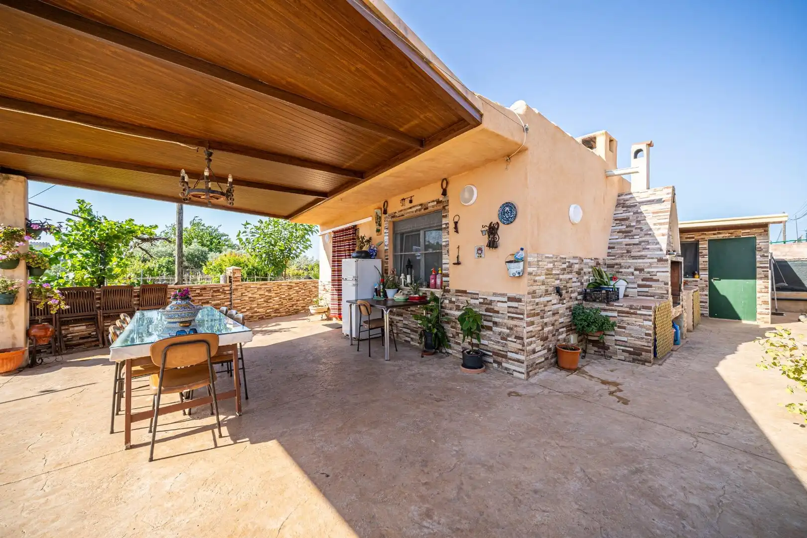 Terraza de Finca rústica en venta en  Palma de Mallorca con Aire acondicionado, Calefacción y Jardín privado