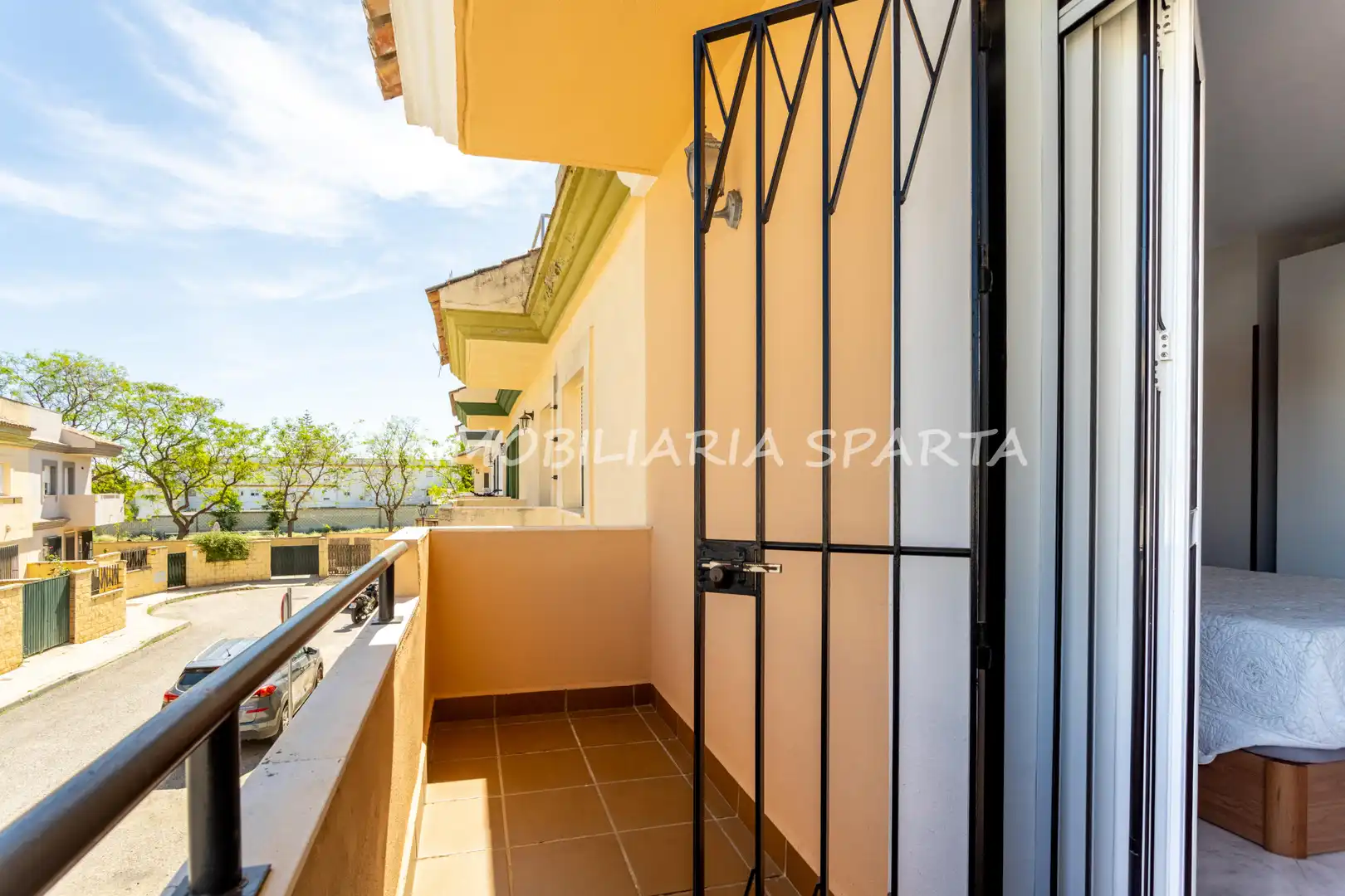 Terraza de Casa adosada en venta en Villanueva del Ariscal con Aire acondicionado, Calefacción y Jardín privado