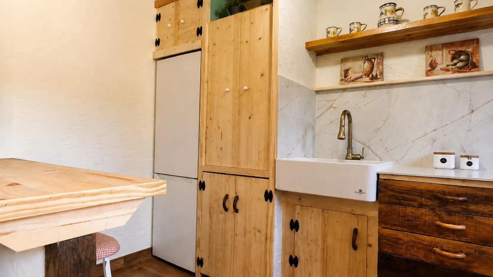 Cocina de Casa o chalet en venta en Comillas (Cantabria) con Calefacción, Jardín privado y Terraza
